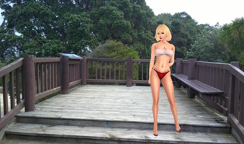 blonde orewa secondlife bikini new avatar lisalowan 3d