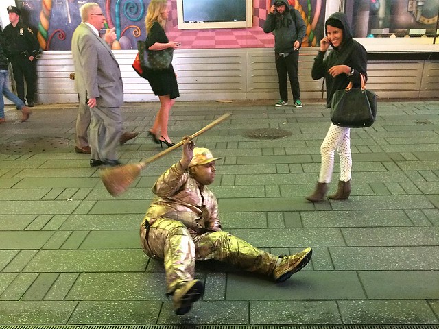 Times Square performer