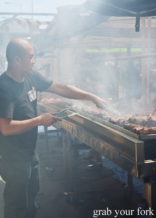 Parilla Argenchino smoky barbecue at the Fairfield Culinary Carnivale 2015