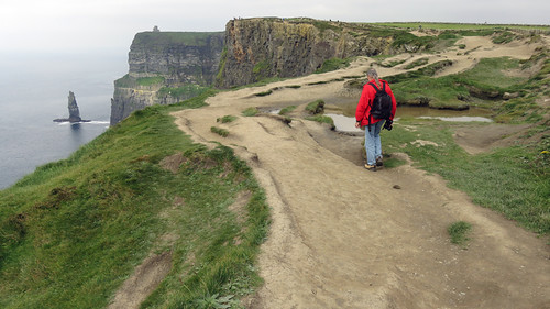 A Walk Along the Pathways of the Cliffs of Moher in Ireland