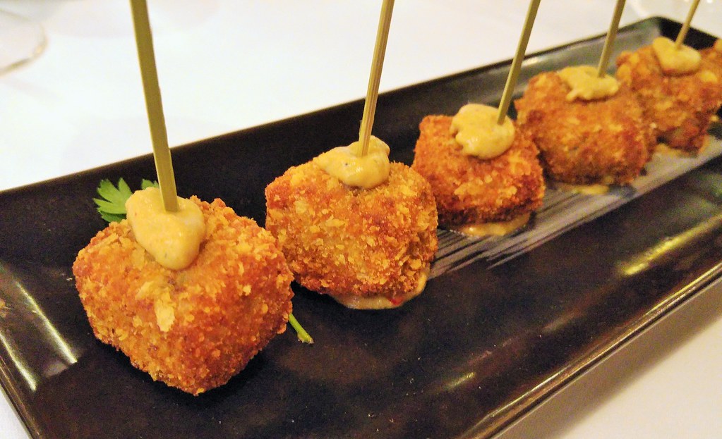 spicy crab meat croquette