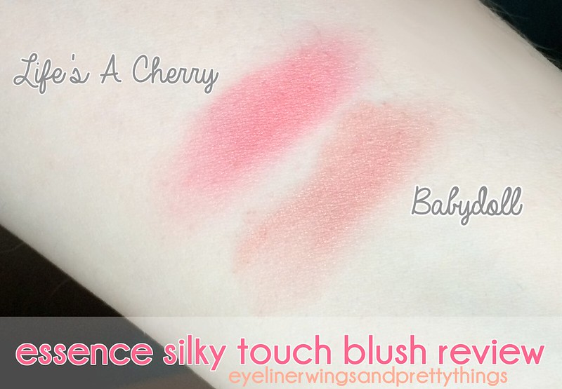 essence Silky Touch Blush and Lip Liner Reviews & Swatches // eyelinerwingsandprettythings