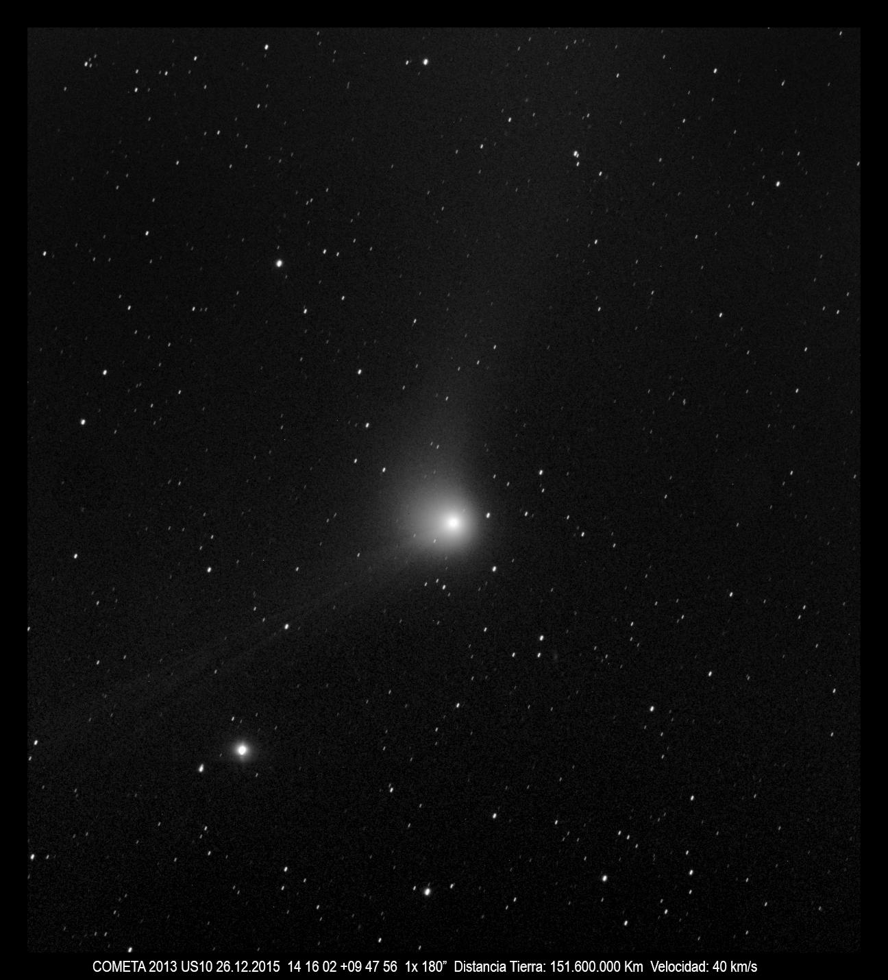Cometa 2013 US10 26 12 2015