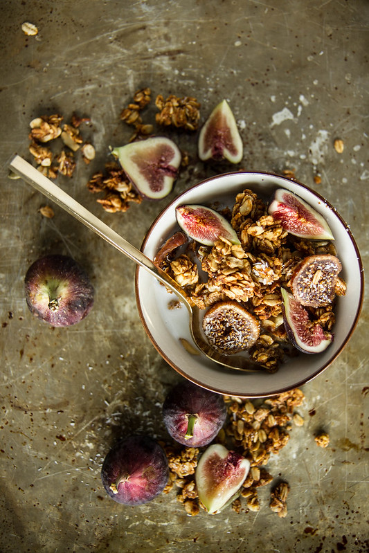 Pumpkin Fig Coconut Granola- gluten free/vegan
