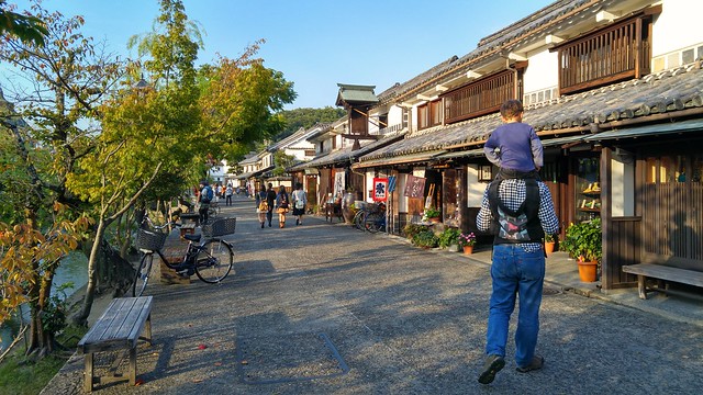 Exploring our new neighbourhood, the bikan area of Kurashiki
