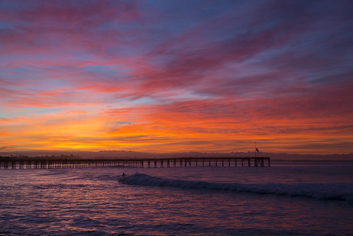 california sunrise pier surf surfing ventura