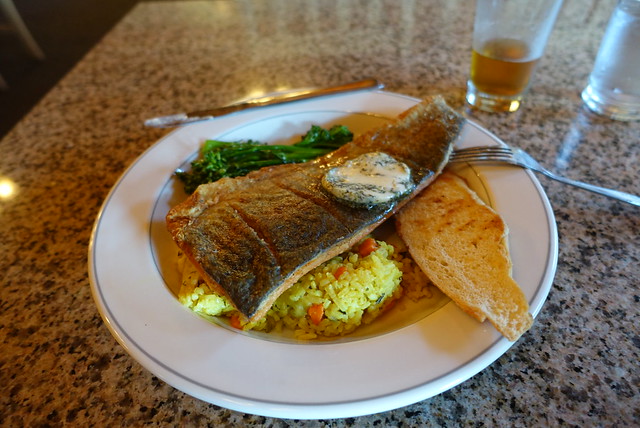 Pan broiled trout