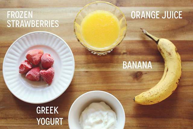 greek yogurt 52 ways: # 23 ina garten's orange banana smoothie