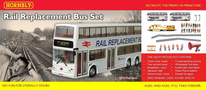 Rail Replacement Bus Set (by Tim Dunn)