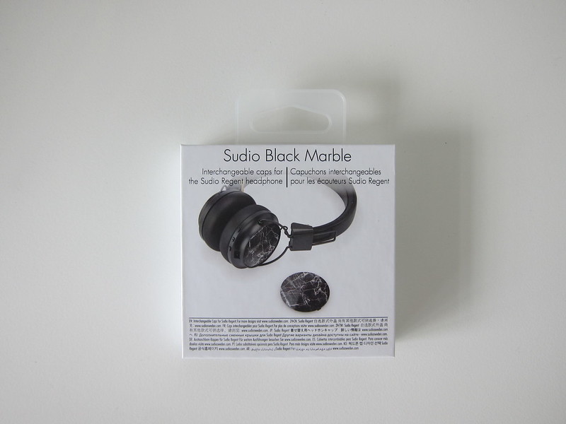 Sudio Cap - Black Marble - Box Back