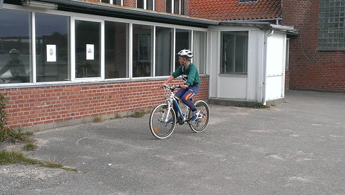 Cykelprøve på bane