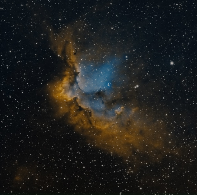 Wizard Nebula NGC 7380 bi-colour