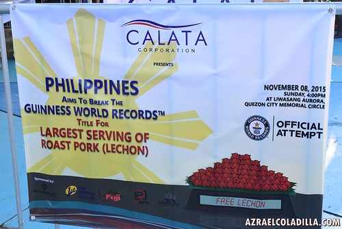 World's largest serving of roast pork or lechon 2015 - Philippines