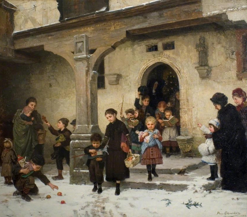 Christmas presents by Hugo Oehmichen - 1882