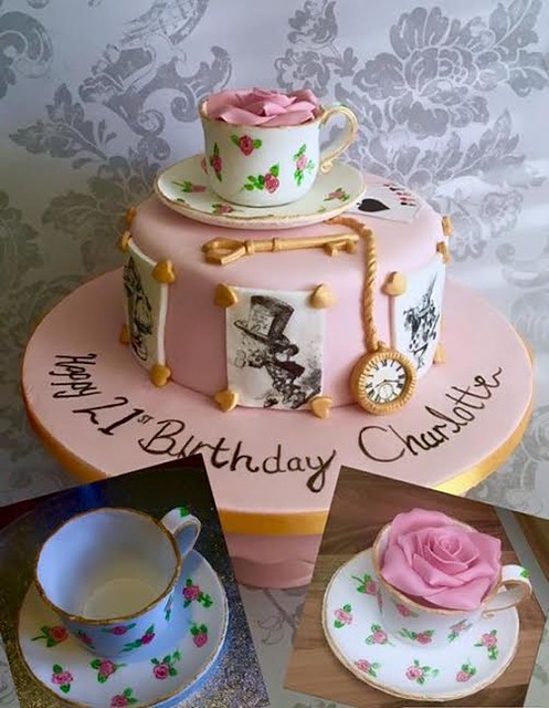 Cup and Saucer Cake by Stacey kew