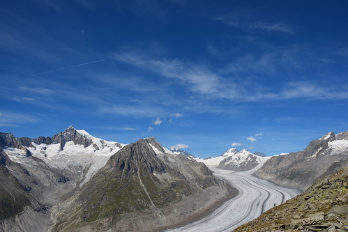 panorama mountain alps montagne alpes schweiz switzerland view suisse glacier summit vue valais aletsch sommet 2015 crevasses crevices eggishorn driest driestgletscher aletscharena