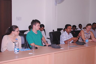 Ram Deka and Johanna Lindahl with students from Swedish University of Agricultural Sciences