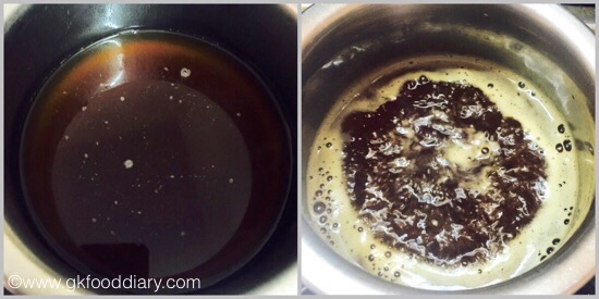 Homemade dates syrup for baby and toddler food- step 3