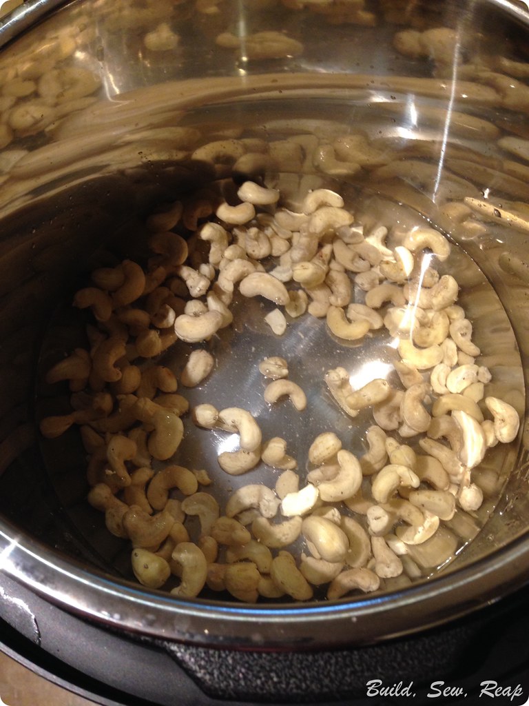 Instant Pot Cashews for Recipes