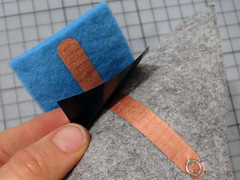 E-Textile sensor wall tile prototypes