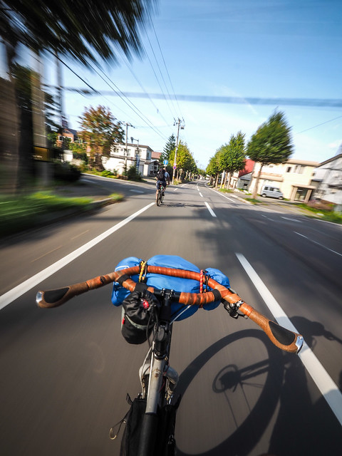 A bike ride from Harukayama to Ishikari Bay, Hokkaido, Japan