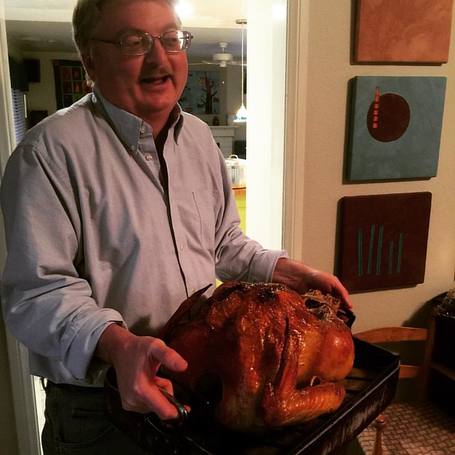 The bird was a thing of beauty! And tasty too! #latergram #thanksgiving