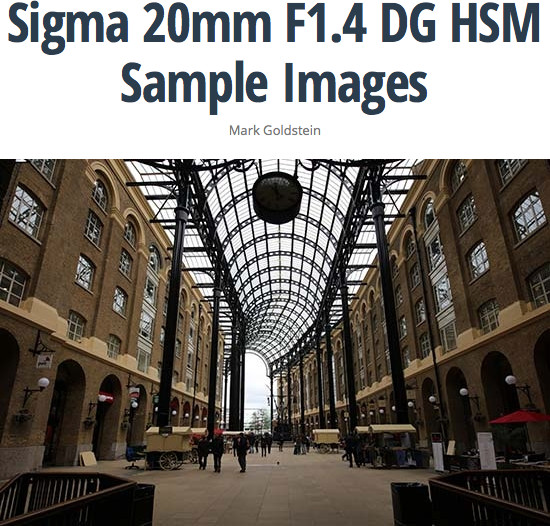 シグマ 20mm F1.4 DG HSM サンプル画像