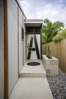 Laneway House by 9Point9 Architects - Grey Blocks