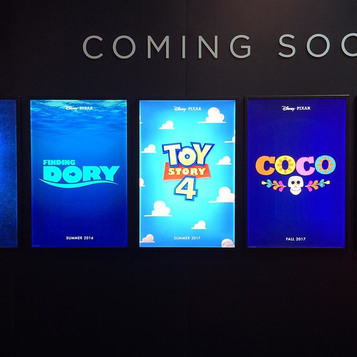 ピクサーの今後の公開予定まとめると、Finding Doryは2016年夏、Toy Story4が2017年夏、COCOが2017年秋公開。