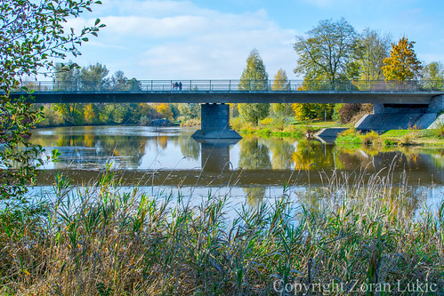 bridge autumn river germany bavaria rott