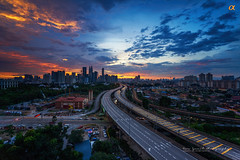 Epic Sunset in Kuala Lumpur