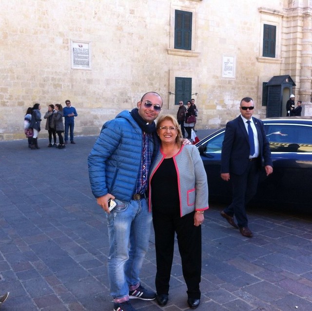 Conversano- Francesco Berlen incontra il Presidente della Repubblica di Malta