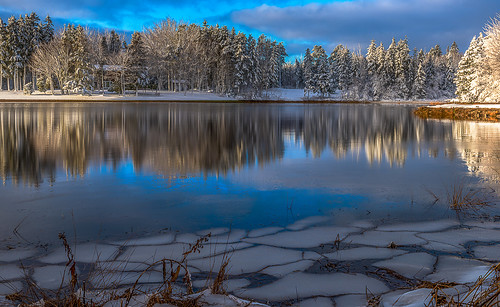 trees winter lake snow canada cold reflection ice clouds frozen nikon scenery newbrunswick freeze 1635