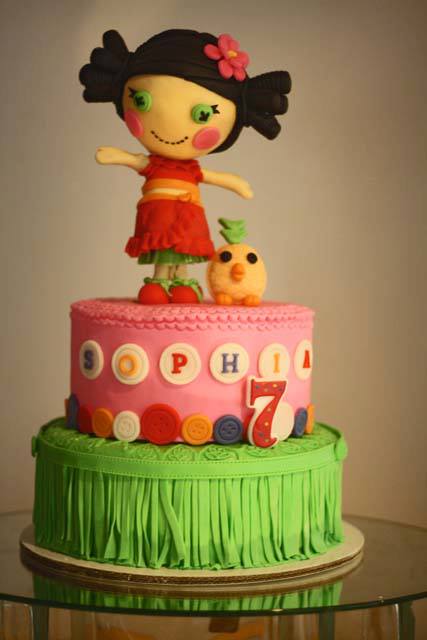 Lalaloopsy Themed Birthday Cake by BecauseILoveCakes