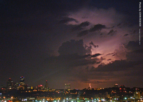 morning storm skyline september kansascity thunderstorm lightning kc kcmo beforesunrise 2015 kansascityskyline kcskyline september2015 skylineandlightning