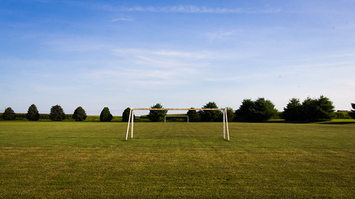 blue green field outside empty soccer bluesky vacant partlycloudy soccerfield 2015 wideformat friendsweekend privpublic