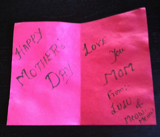 Mother\'s Day card from Lulu!