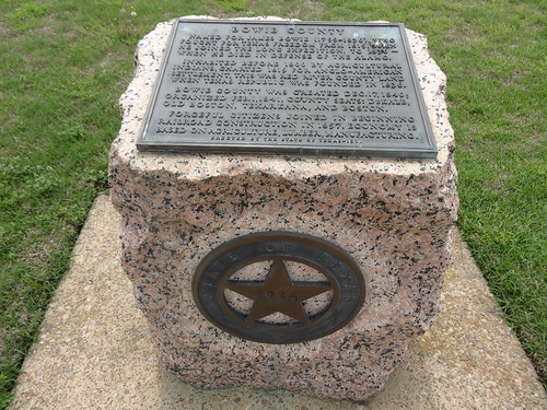 texas chfstew txbowiecounty monumentstatue historicmarker