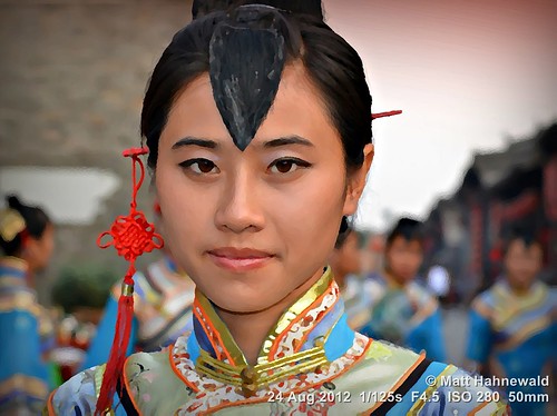 travel ethnic posing street blue photo experimental primelens closeup cultural character consent authentic pictorialization color eyes matthahnewaldphotography face facingtheworld china colorful editing portrait horizontal head nikond3100 photoscape pingyao shanxi traditional woman 50mm oneperson hyperlocal aesthetic oilpaintingfilter postprocessing seveneighthsview expression headshot lifestyle nikkorafs50mmf18g lookingcamera 4x3ratio 1200x900pixels resized