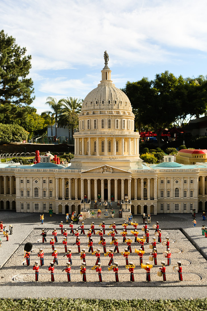 Lego White House Washington DC - If you love travel, you will love this around the world tour at Legoland California.