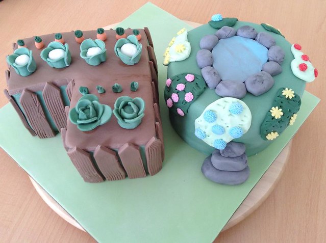 Lovely Garden Cake by Clair's Custom Cakes