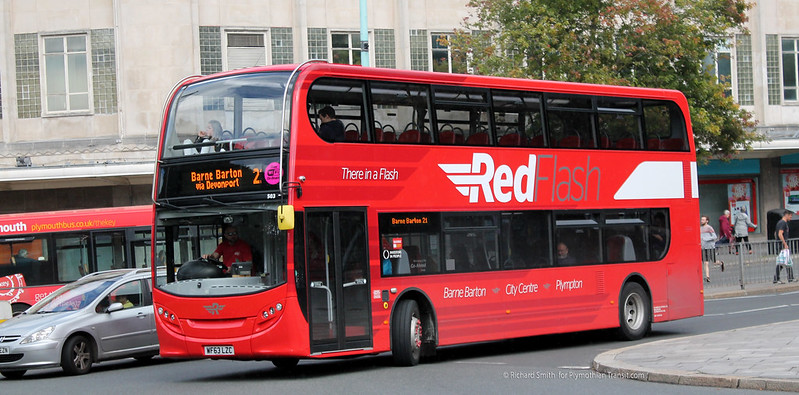 Plymouth Citybus 503 Red Flash