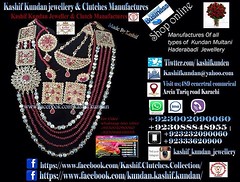 Kashif Kundan Jewellery Manufactures Karachi  Kundan Bridal set Mobile whatsaap IMO viber  +923002090060