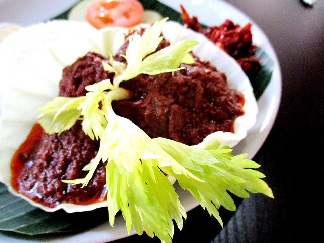 Cafe Ind beef rendang with rice