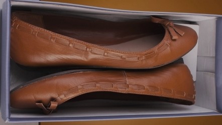 tan leather shoes circa 1990