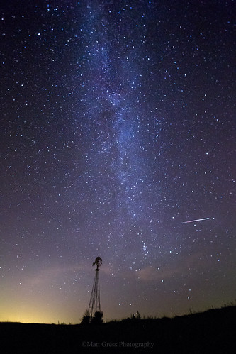 way shower nebraska astronomy plains milky meteor