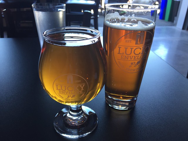 Tripel and pale ale - Lucky Envelope Brewing