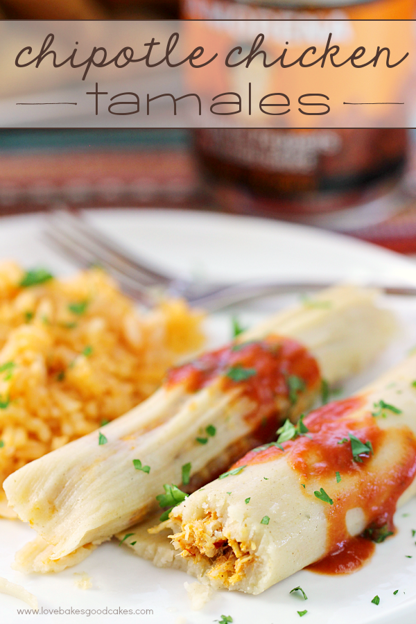 Make any occasion special with these Chipotle Chicken Tamales! Although they take some time to prepare, tamales are easy to make - let me show you! #MejorRecetas #ad