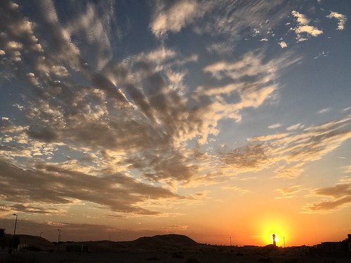 sunset sky clouds uae abudhabi alain iphone iphoneography snapsred
