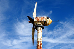 Rusty wind turbine